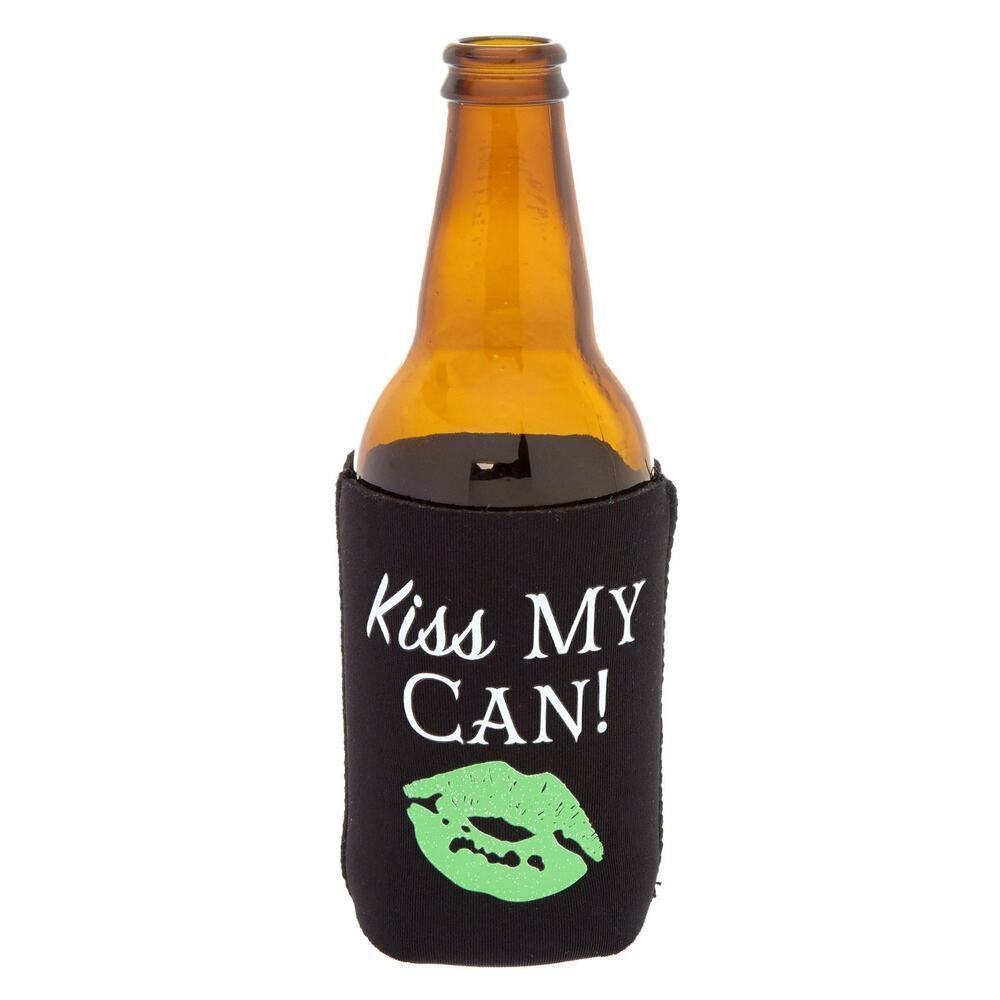 St Patrick's Day Kiss My Drink Koozie Keep Drinks Cold One Size